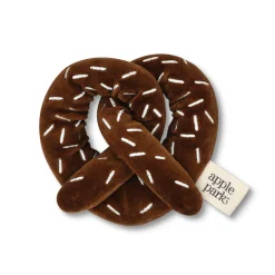 Apple Park Teething Rattle - Pretzel
